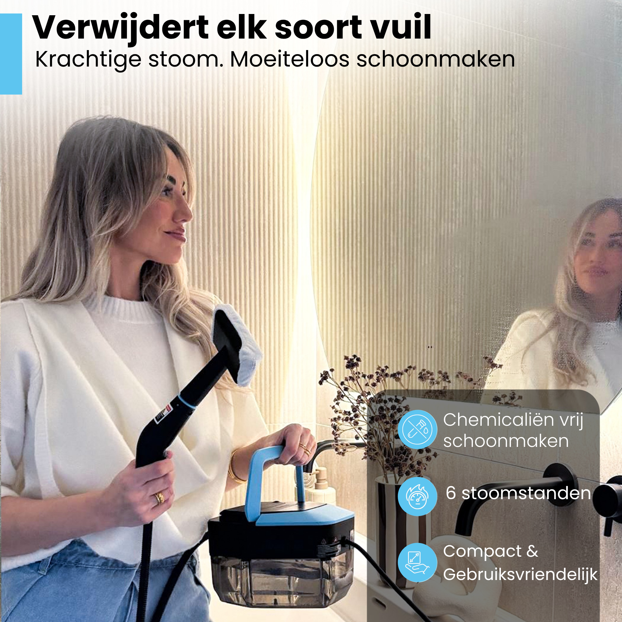 Accessoire setje stoomreiniger pro