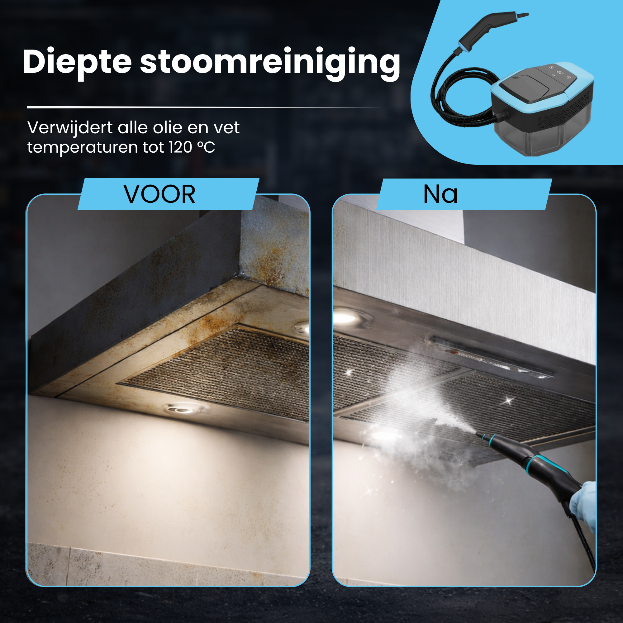 Accessoire setje stoomreiniger pro