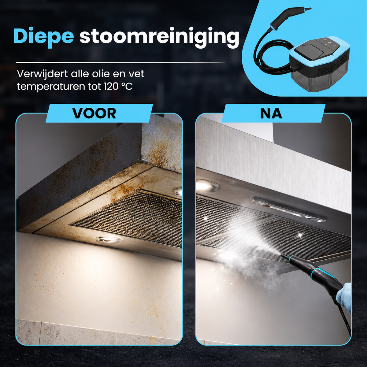 Accessoire setje stoomreiniger pro