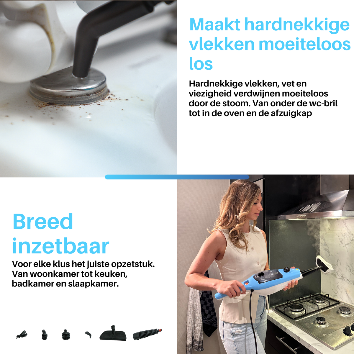 Kymo 9-in-1 stoommop en handstoomreiniger, afbeelding 9