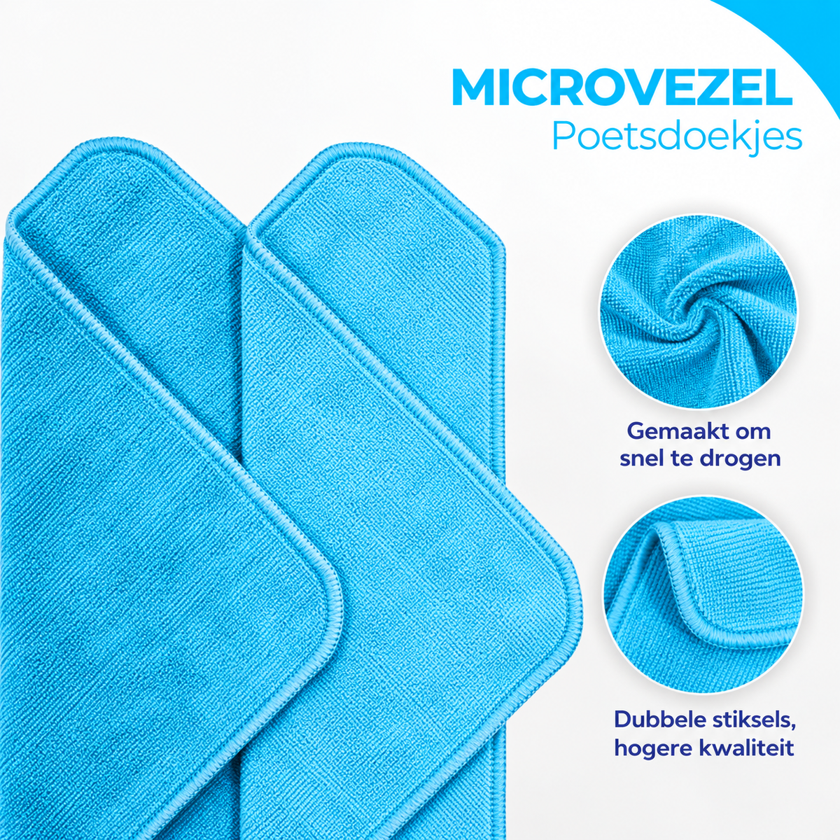 Kymo 12 microvezel schoonmaakdoekjes