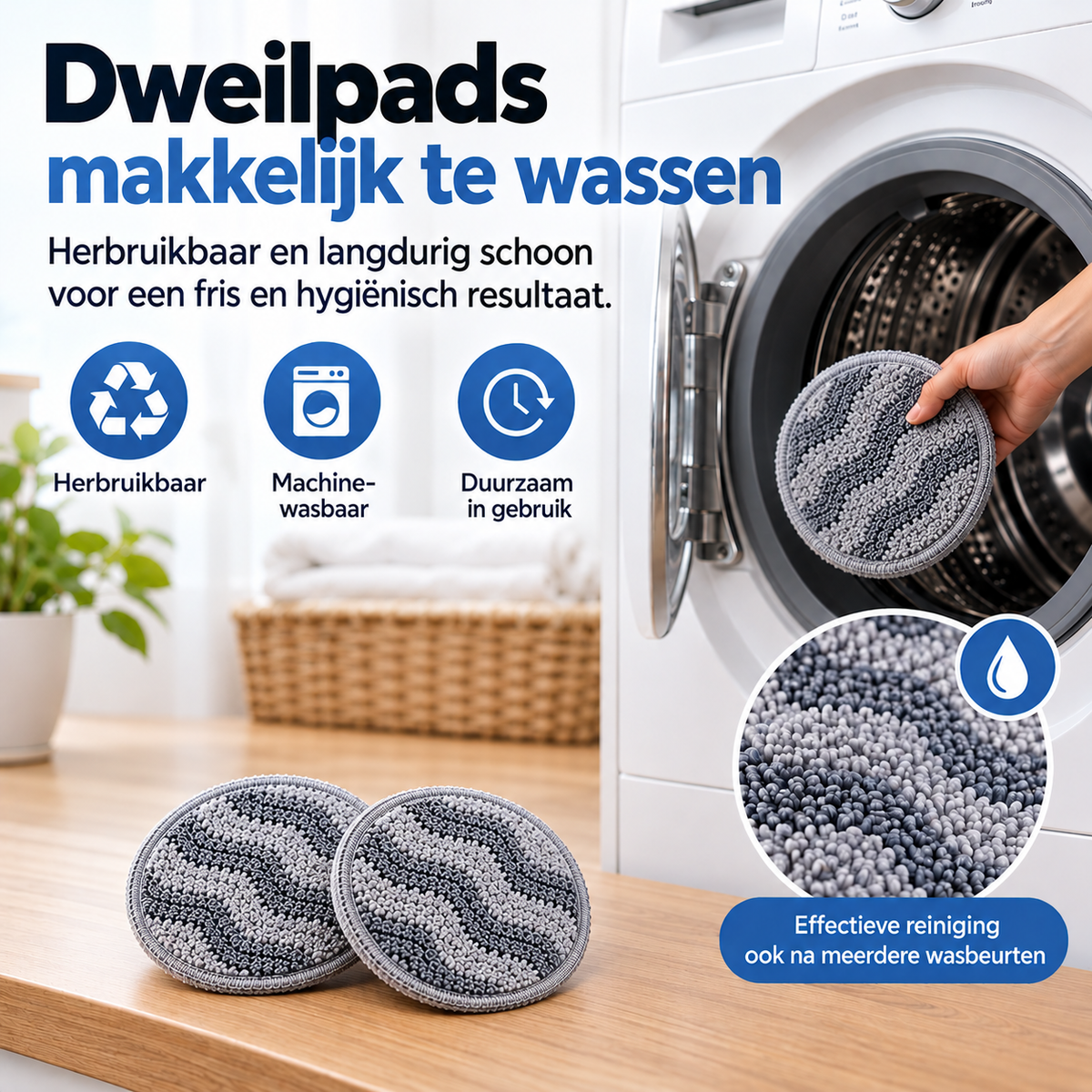 Kymo dweilopzetstuk voor steelstofzuiger