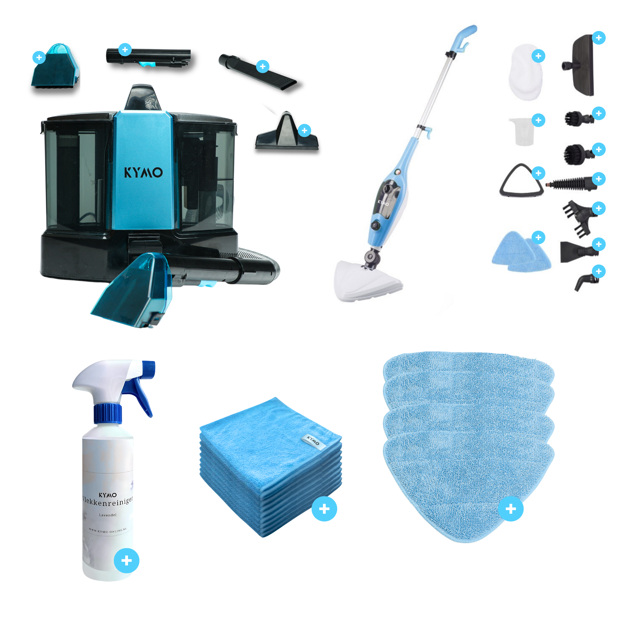 Stof stoom vloer compleet