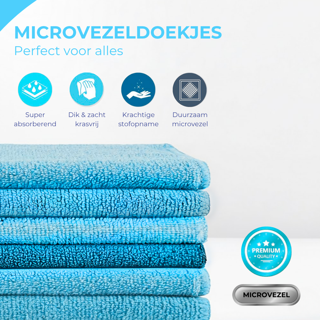 Kymo 12 microvezel schoonmaakdoekjes