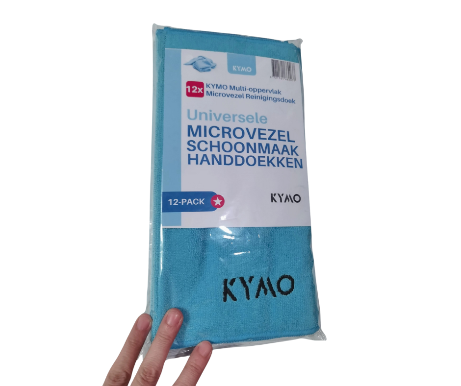 Kymo 12 microvezel schoonmaakdoekjes