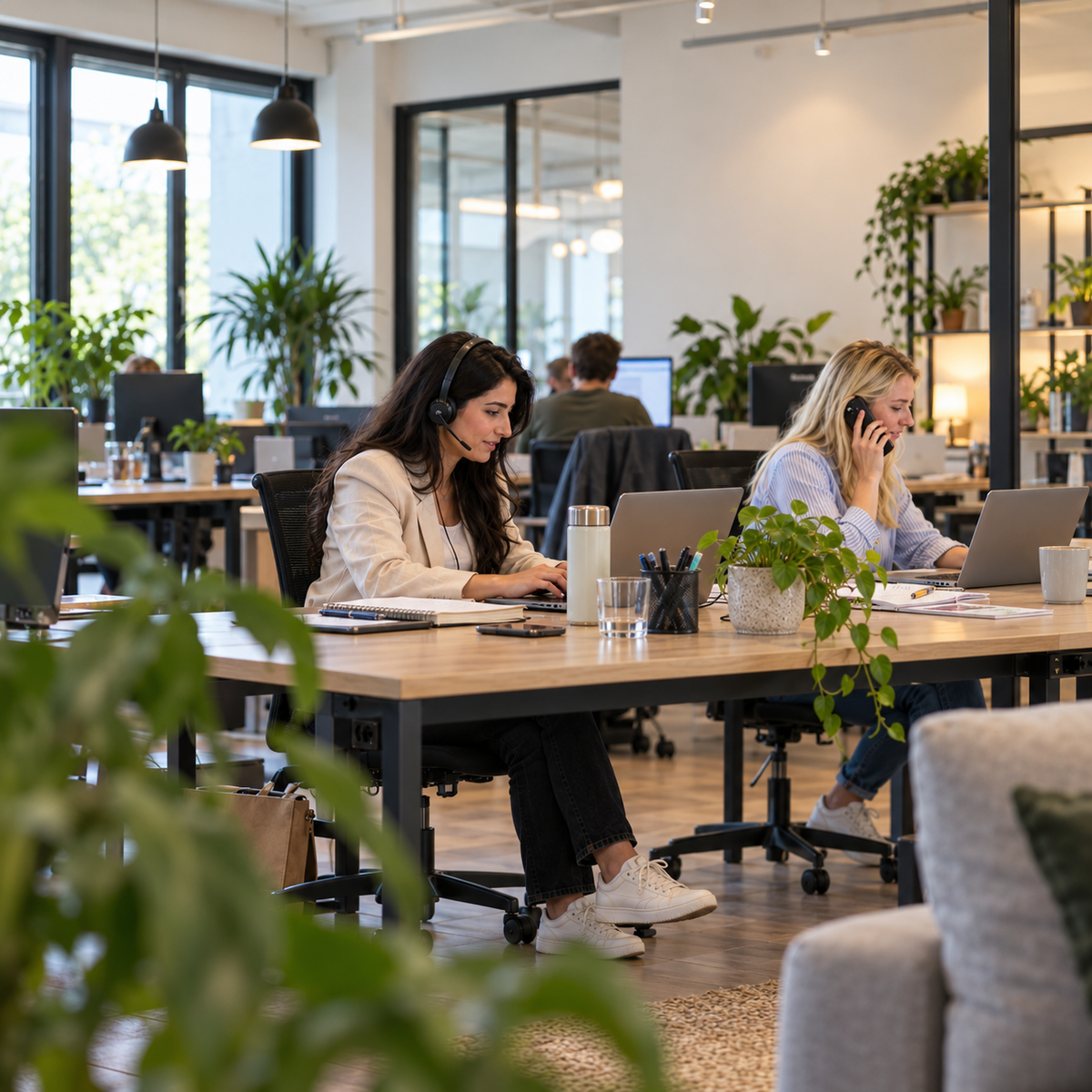 Het Kymo klantenserviceteam