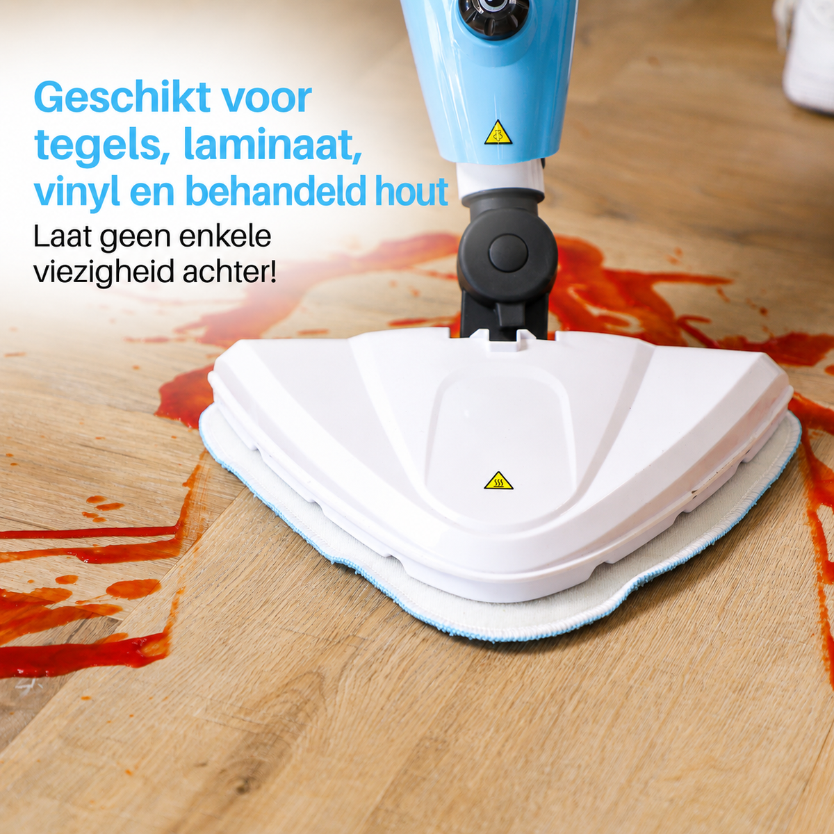Kymo 9 in 1 Stoommop en Handstoomreiniger